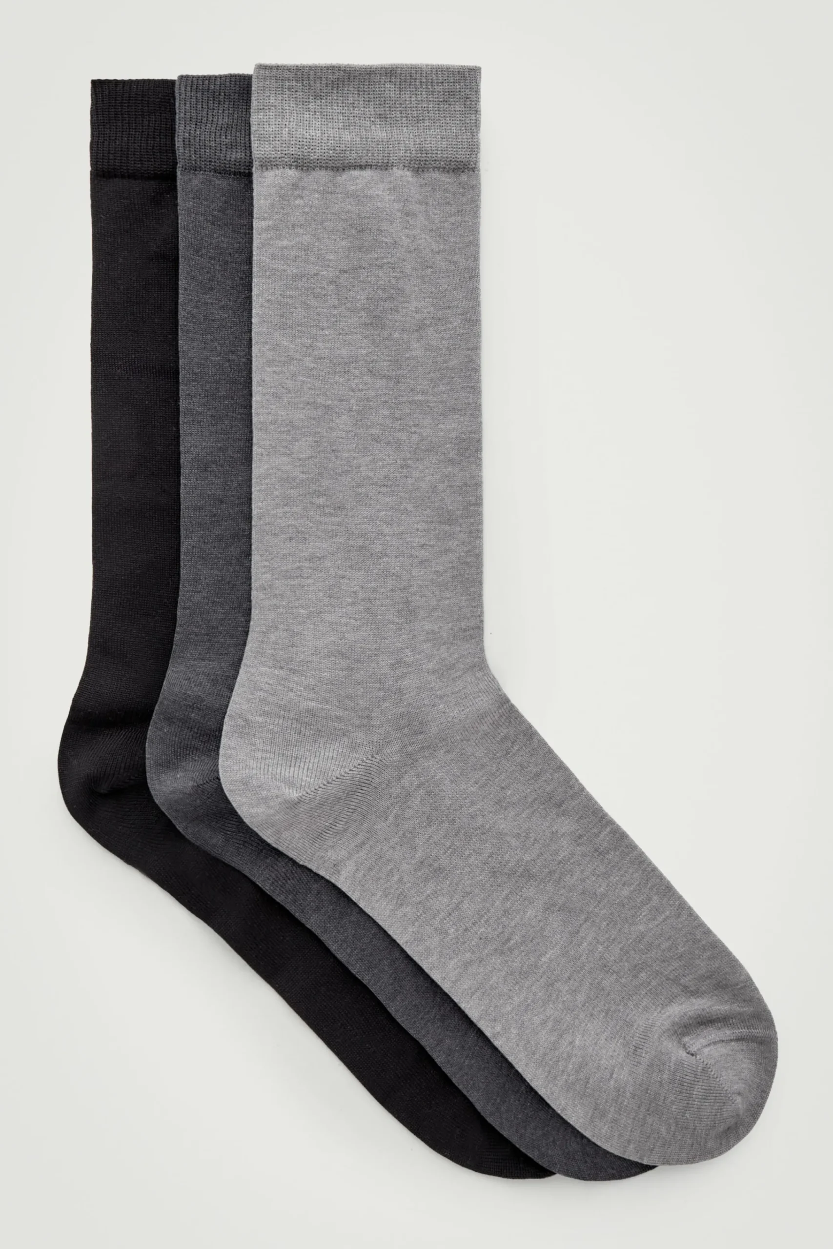 COS CHAUSSETTES COTON MERCERISÉ - LOT DE 3 MARINE / GRIS Shop